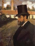 Edgar Degas The man in front of his factory USA oil painting artist